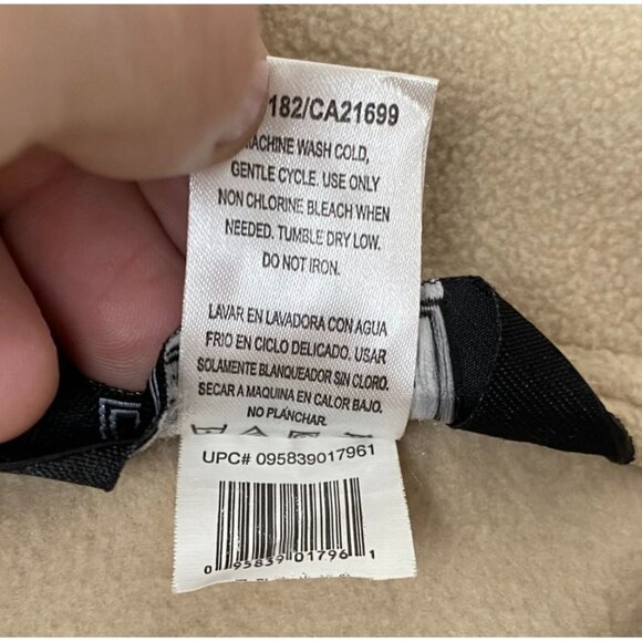 Team Realtree Mens Jacket Medium Fleece Full Zip High Neck Outdoors Beige - Picture 7 of 12